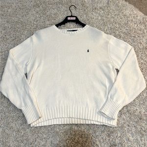 Ralph Lauren- Men’s Polo 100% Cotton Sweater Cream XL